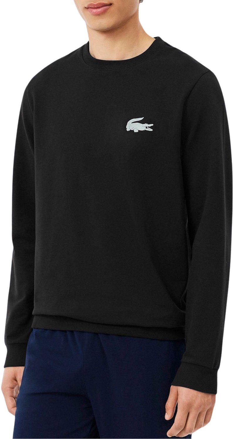 Lacoste Fleece Lounge Sweater Heren Zwart