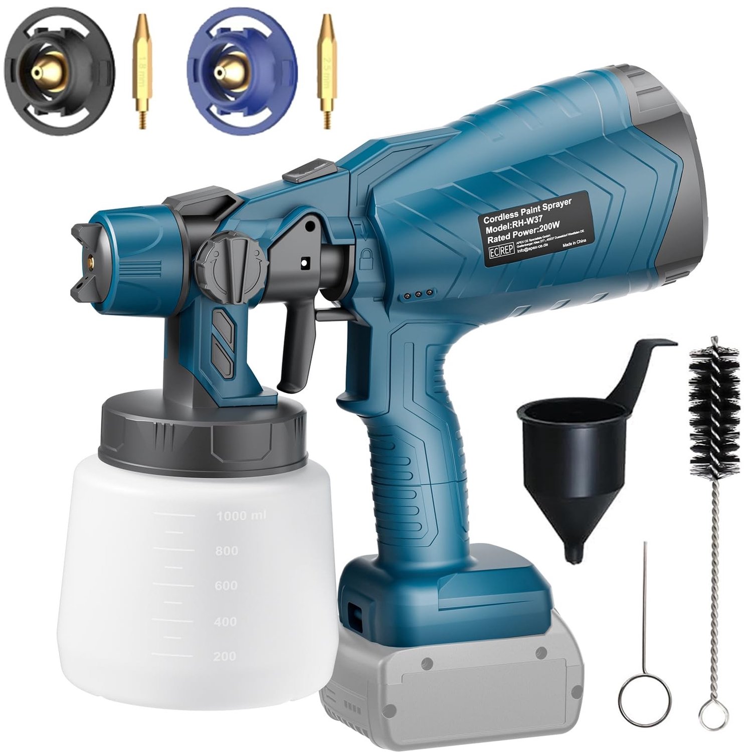 Draadloze Verfspuit voor Thuis en DIY Projecten