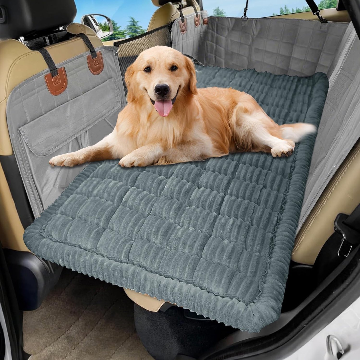 Dog Mat voor Achterbank van de Auto, Waterdicht en Antislip