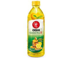 OISHI - Groene Thee Honing Citroen - 24 X 500 ML - Multipack