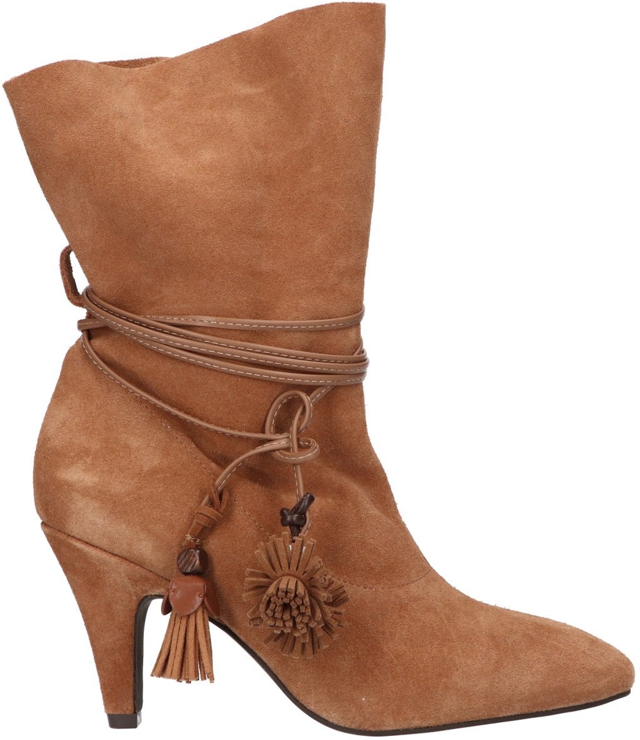 La Strada Laars Cognac Leer - Damesschoenen - Maat - 40