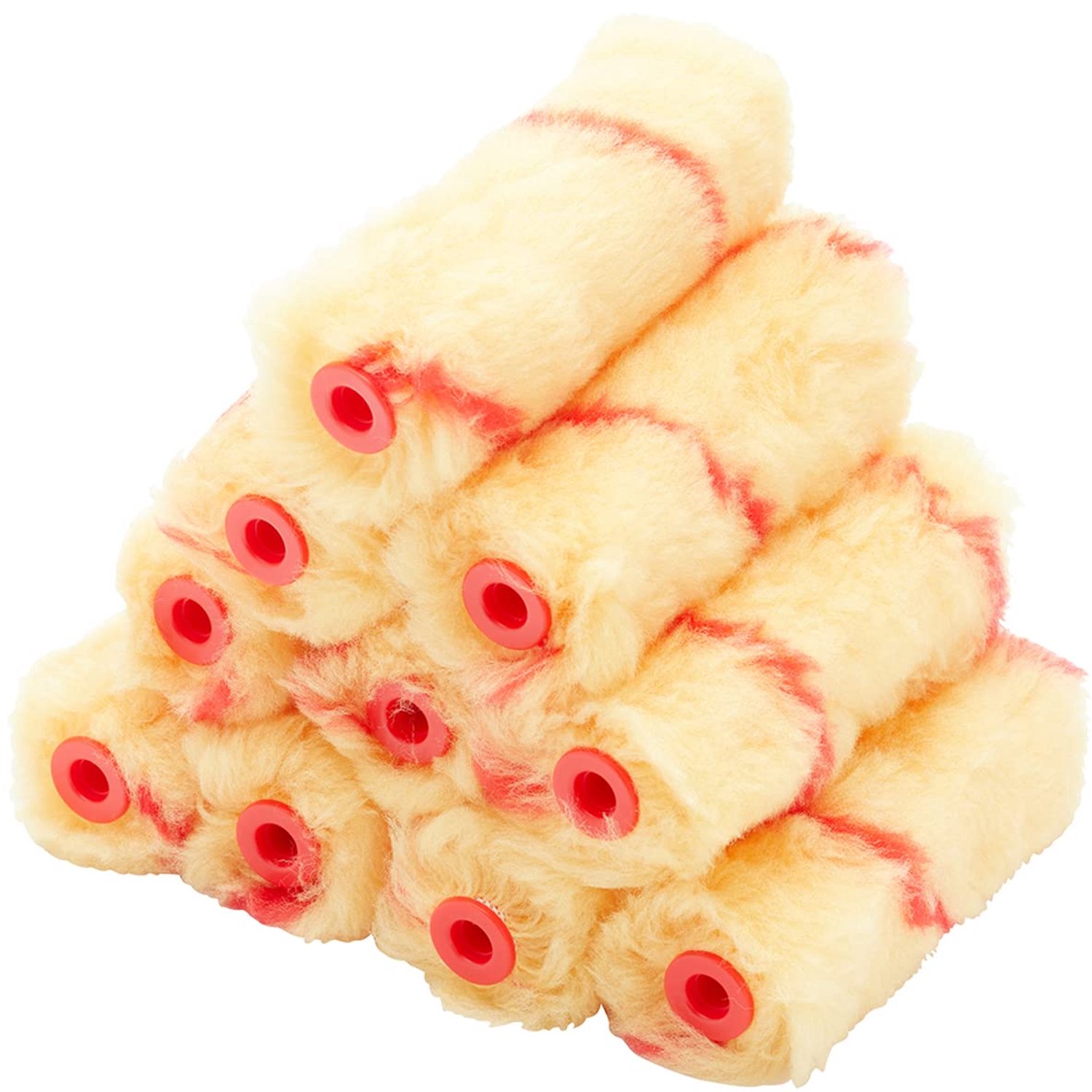 ProDec 10x Mini Verfrollers 100mm Lange Pluche voor Glad Resultaat