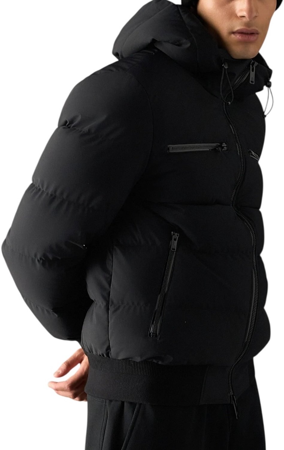 Moose Knuckles Heren Jas Zwart M36MB020/292 Soho Bomber