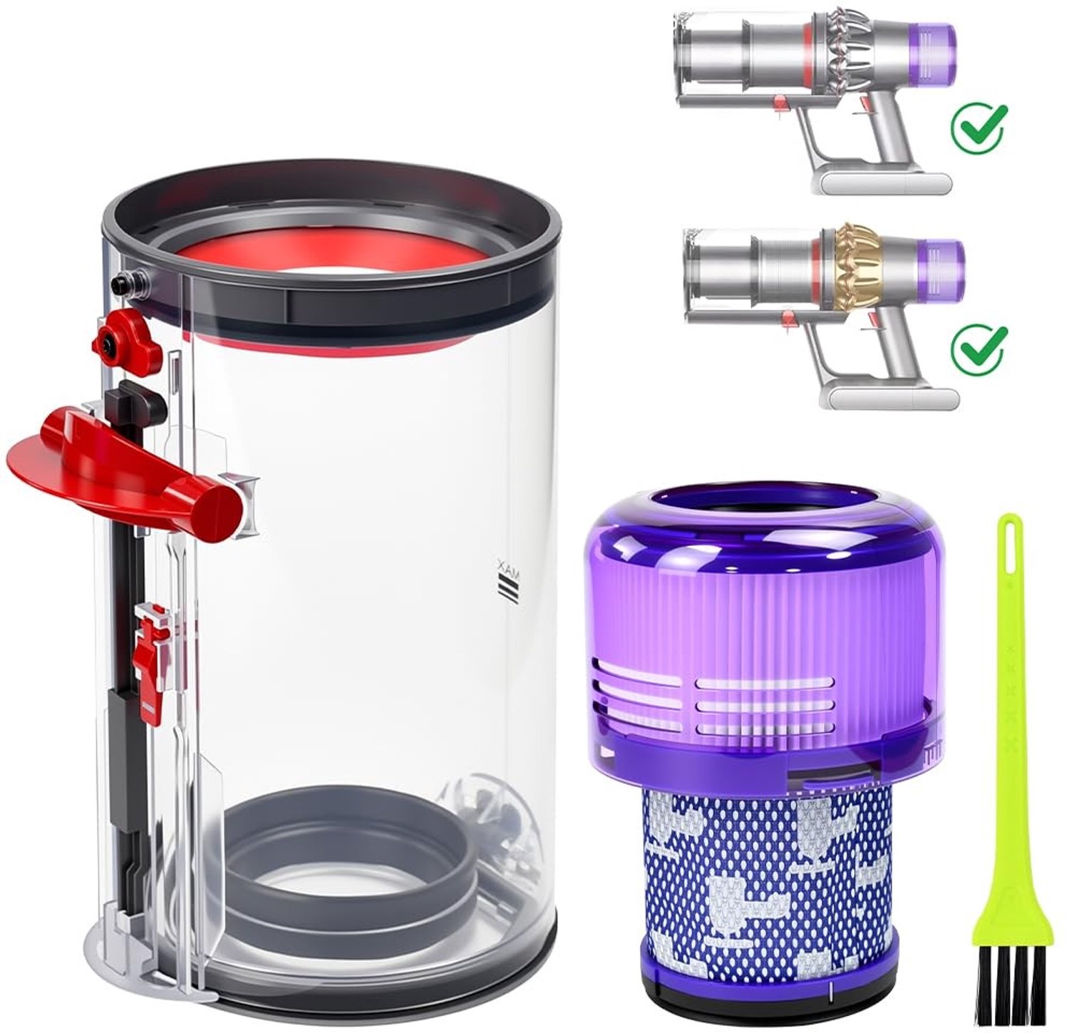 Accessoire Kit voor Dyson V11 en V15 Stofzuigers