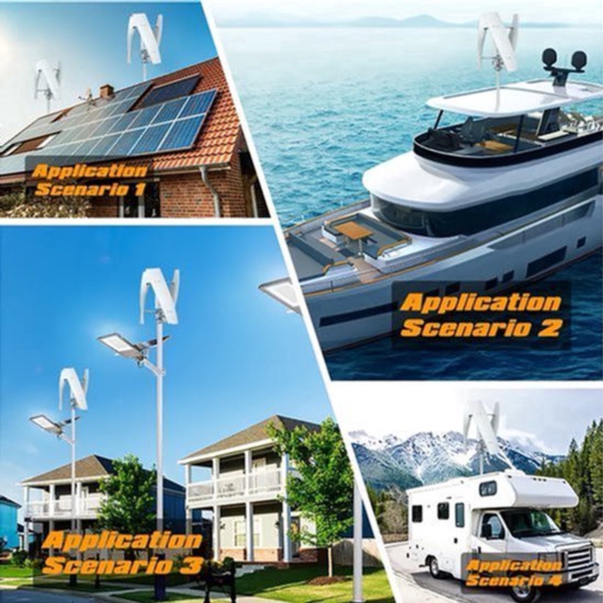 Verticale As Windturbine – Draagbare Windgenerator – Duurzame Energie – Stille Turbine – Compact En Lichtgewicht – Hoog Rendement – Werkt Met 12V