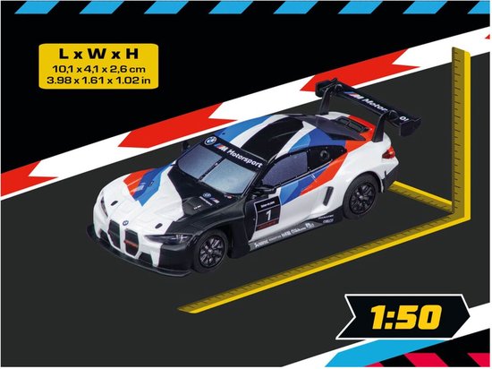 Carrera Speelgoedvoertuig - HYBRID - BMW M4 GT3 BMW M Motorsport No.1 auto van Carrera — afbeelding 3