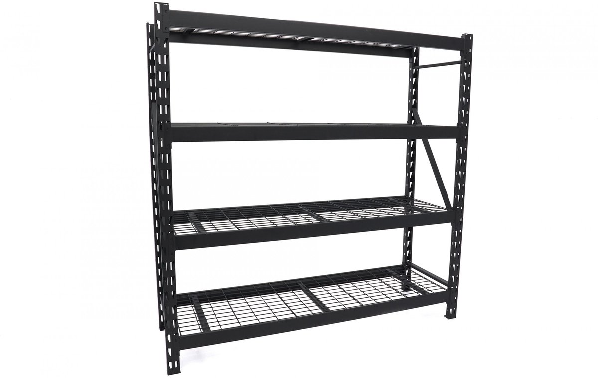 HBM Professionele Stalen Garagestelling met 4 x 200 KG. Stalen Plateaus