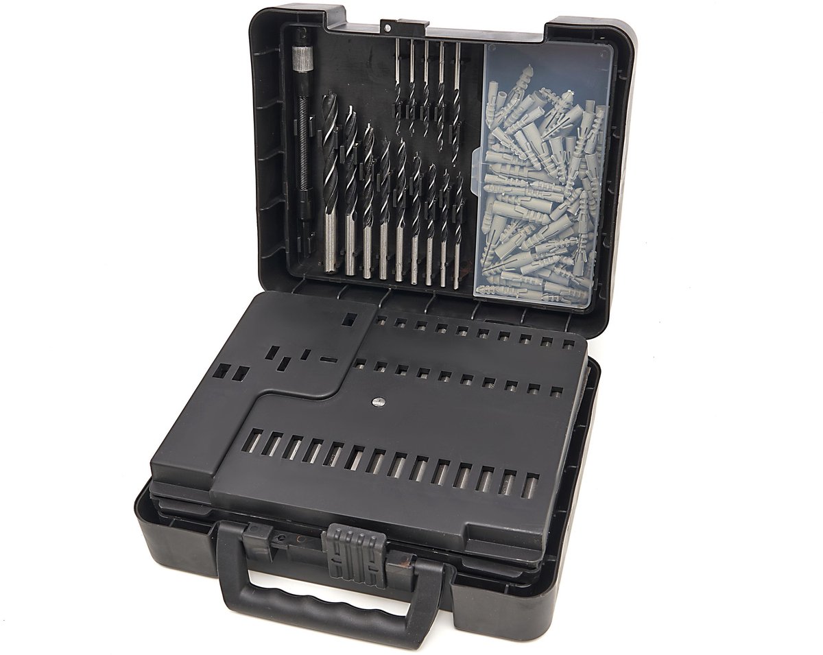 HBM 204-delige Bitset, Borenset en Gatzagenset Deluxe voor Metaal en Hout