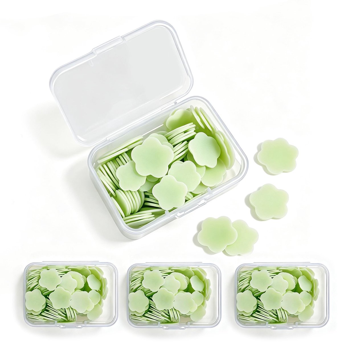 Elzusha - Wegwerpzeep van Papier - 300 Stuks Groen