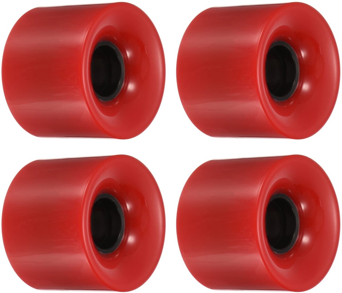 Elzusha Set van 4 Skateboardwielen 60mm voor Cruisers en Longboards