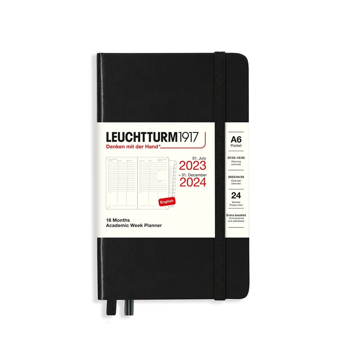 Elzusha - Pocket Academic Weekly Planner 2024