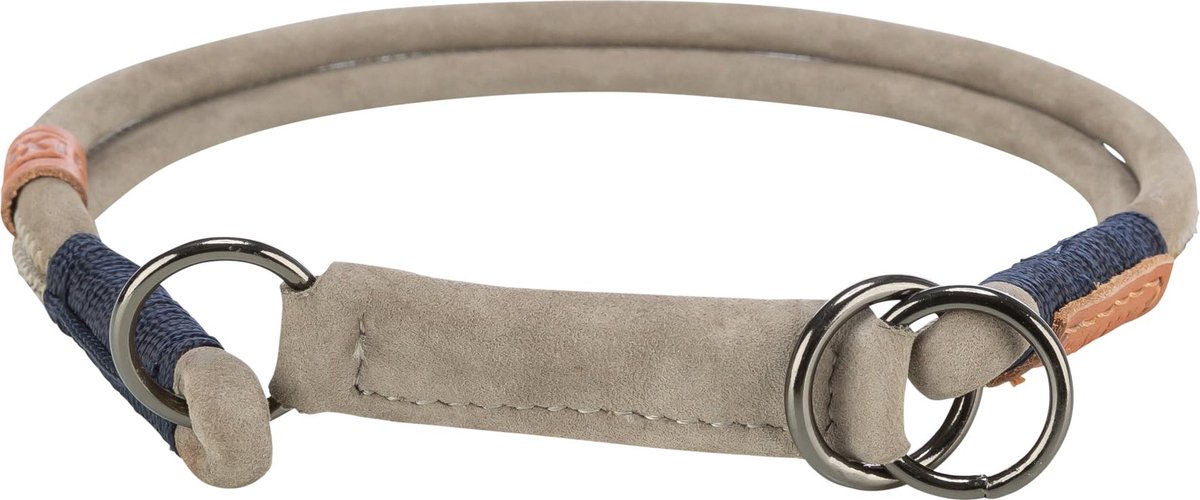 Elzusha - Hondenhalsband met Pull Restrictie - M - Grijs