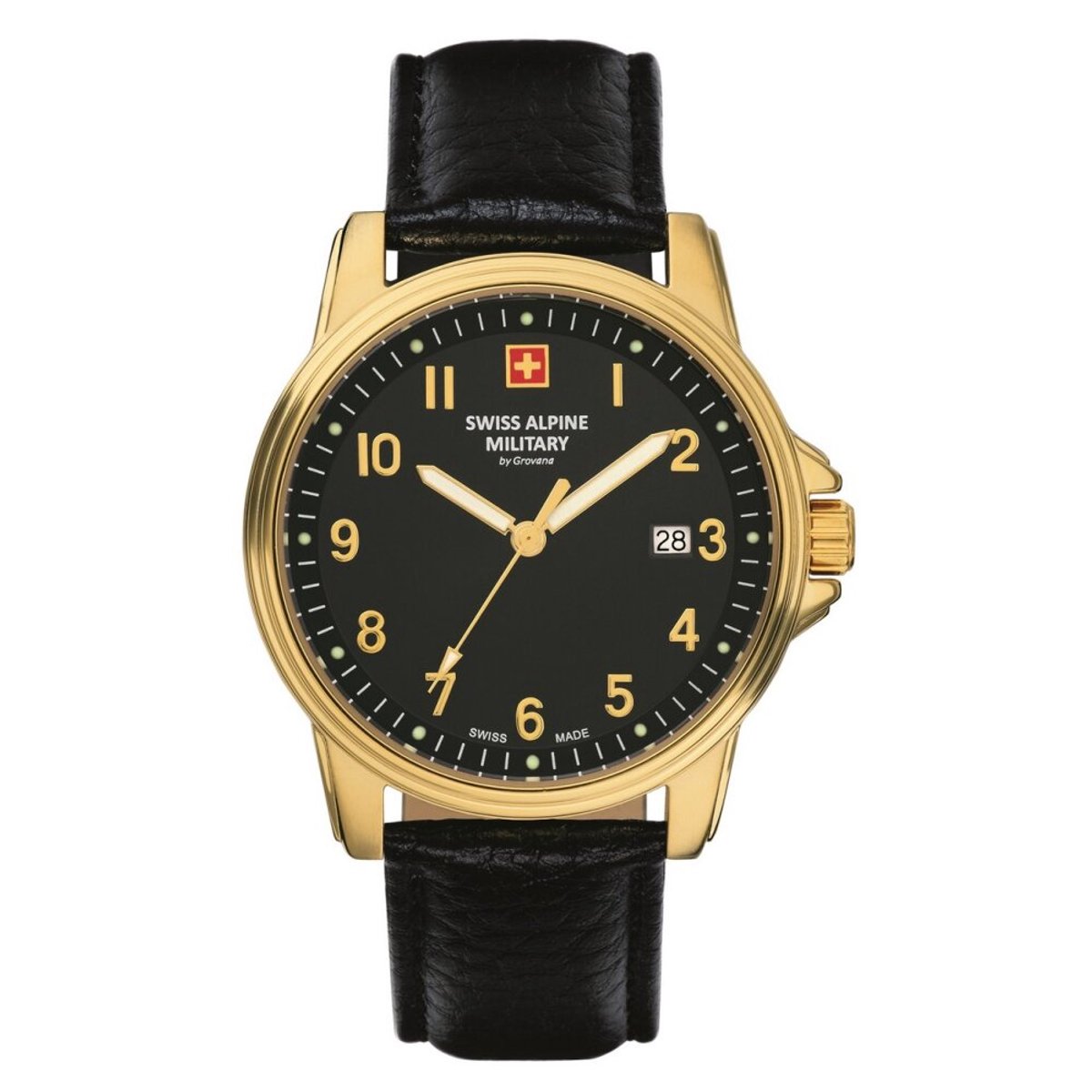 Swiss Alpine Military Leader SAM7011.1517 mannen horloge
