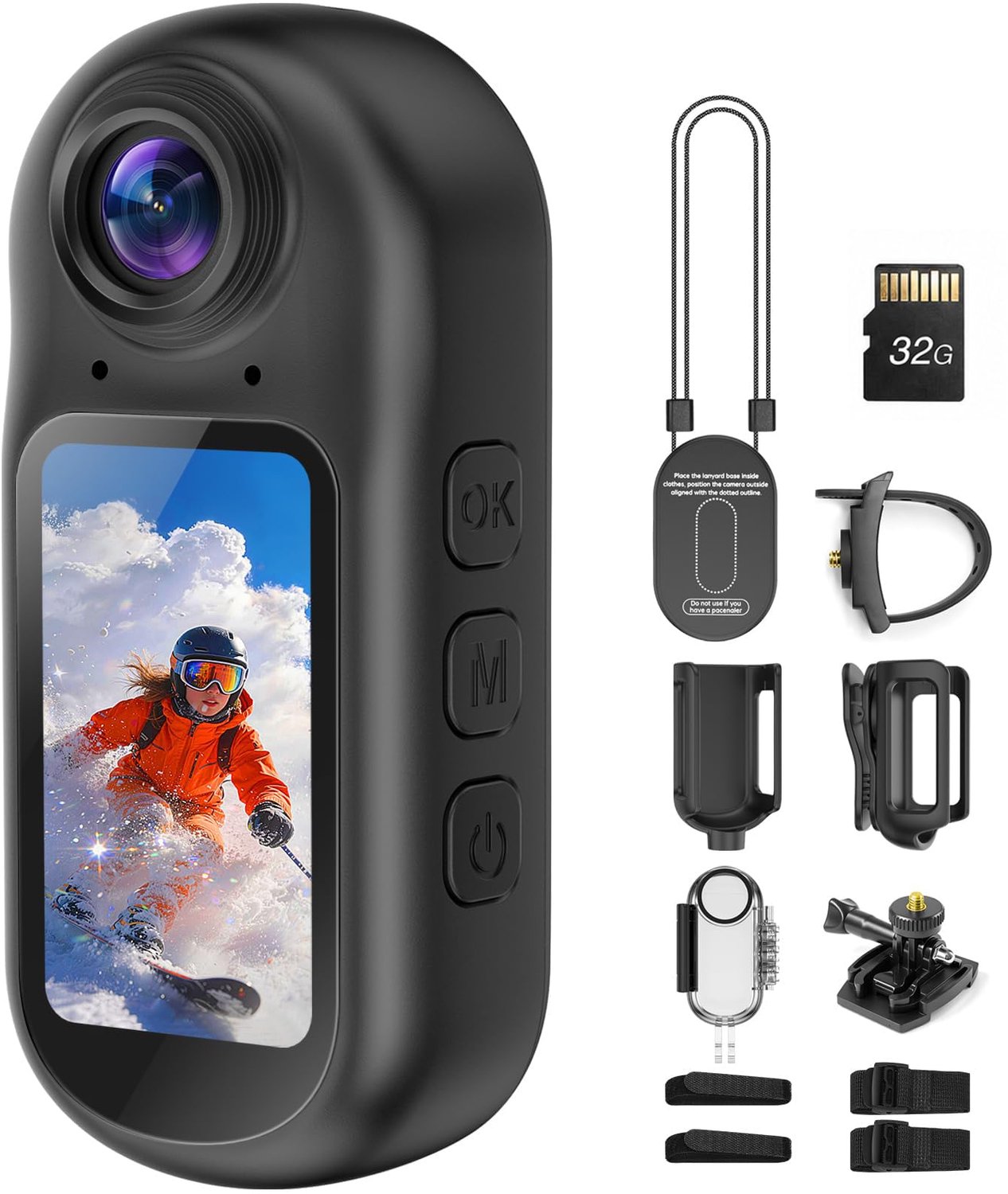 Mini Action Camera 4K met WiFi en Bluetooth