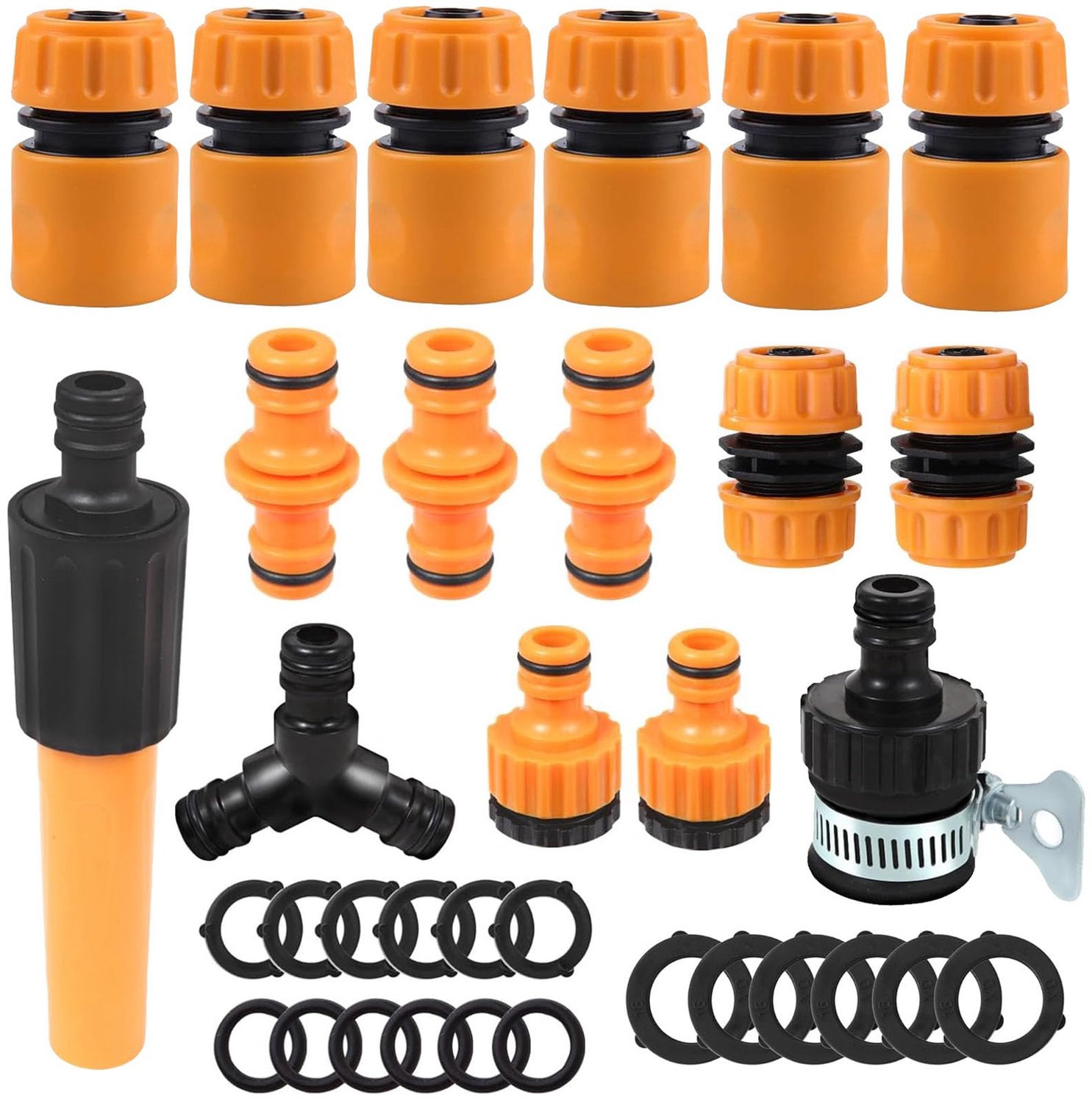 16-Delige Tuinslang Verbinding Set met Y-Splitter