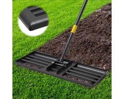 Heavy Duty Lawn Leveling Rake met Lange Handgreep