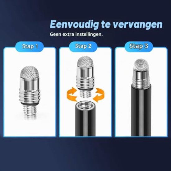 Vervangende Mesh Fiber Tips (10 Pack) voor Stylus Pen — afbeelding 4