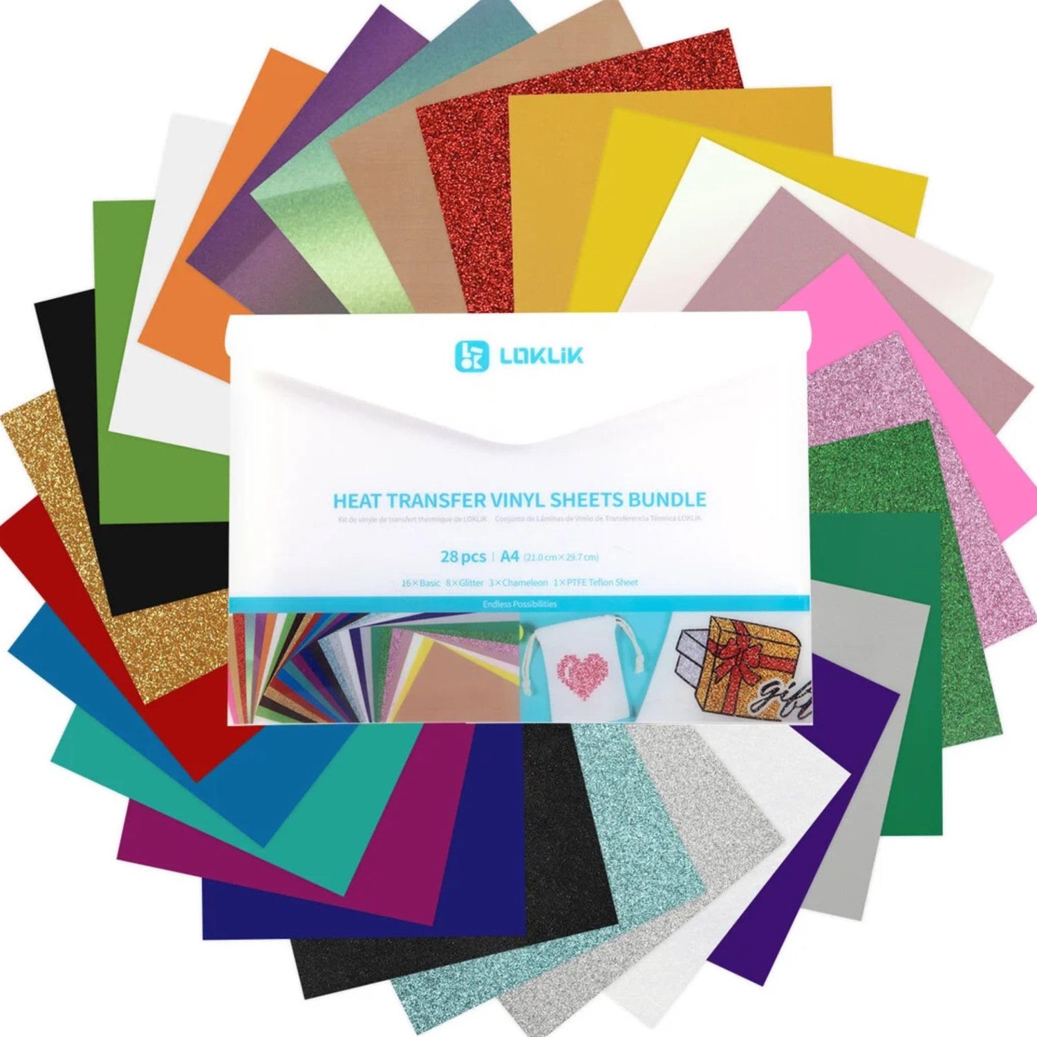 A4 Heat Transfer Vinyl Bundel voor Creatieve Projecten