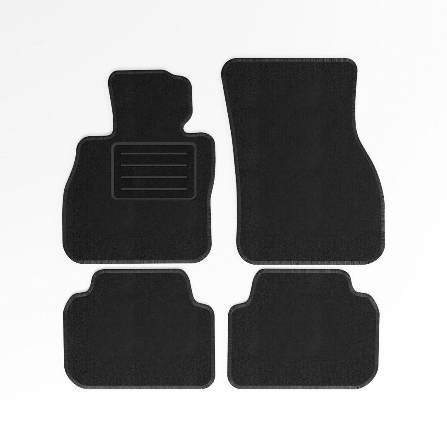 Mats4all | Naaldvilt automatten passend voor Mini Clubman F54 2016-> | Antislip | Met versterking | 4-delig | Automatten | Mattenset
