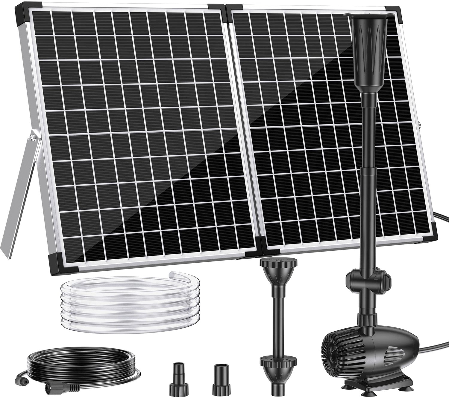 50W Zonne Fontein met 3 Nozzles voor Tuin en Vijver