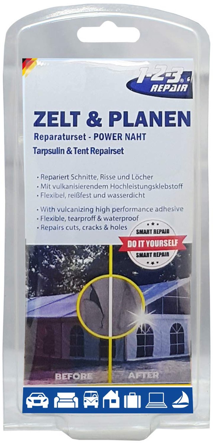 Tent Reparatieset met PVC Lijm en Patches