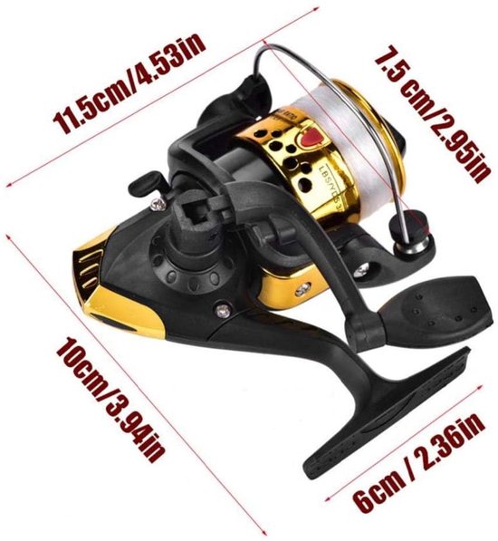 Baitcasting Reel Goud - Vismolen - Spincasting Reel - Werpmolen - Professioneel Buitenvissen - Ergonomisch Ontwerp — afbeelding 5