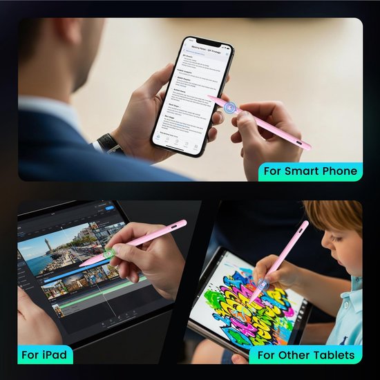 Dual System Stylus Pen voor Tablets en Smartphones — afbeelding 2