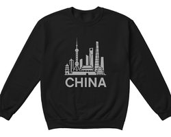 Stoer China Sweater – CHINA – Unisex Sweater voor Dames & Heren – Origineel Cadeau