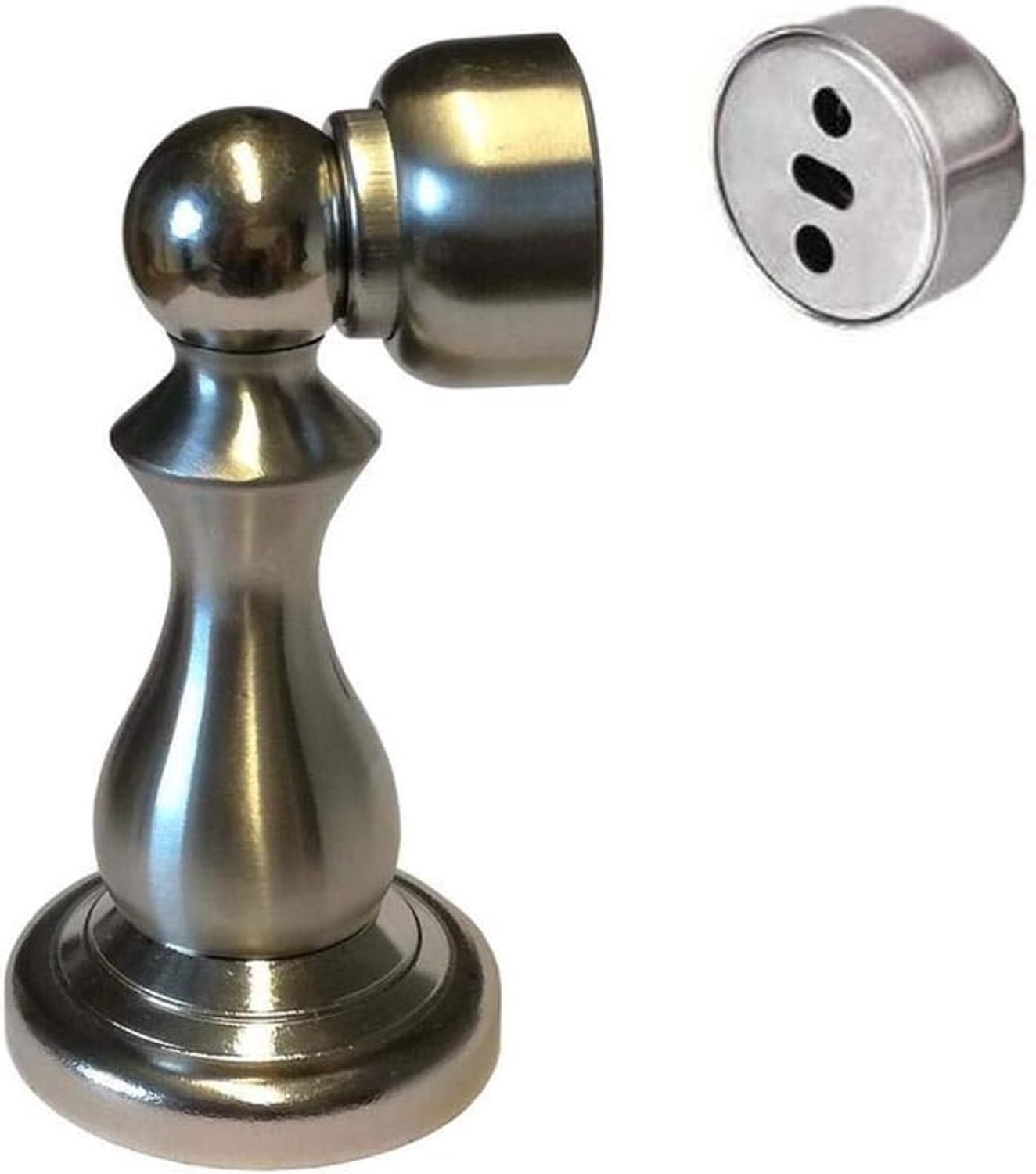 Deurstoppers magnetisch - metalen wand- en vloermontage - betrouwbare bescherming - voorkomt ongewenst dichtsluiten - Homevero