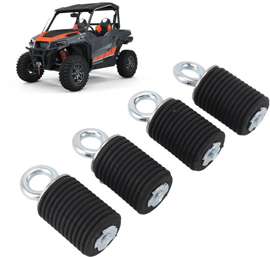 Ankers 4 Stuks - Vervangingsankers - Rubber/Roestvrij Staal - Geschikt voor 1.45 Inch Gaten - Perfecte Pasvorm - Universeel Gebruik - Bevestigingsankers — afbeelding 2