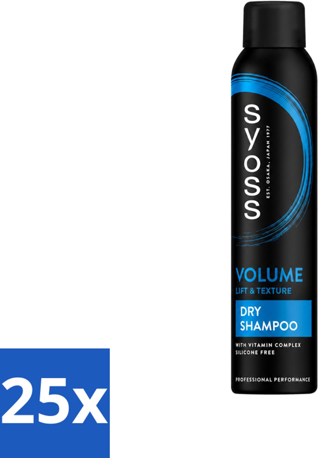 25 x SYOSS - Volume Droogshampoo - Shampoo - Voor Volumeboost - 200ml - Voordeelverpakking - 25 stuks