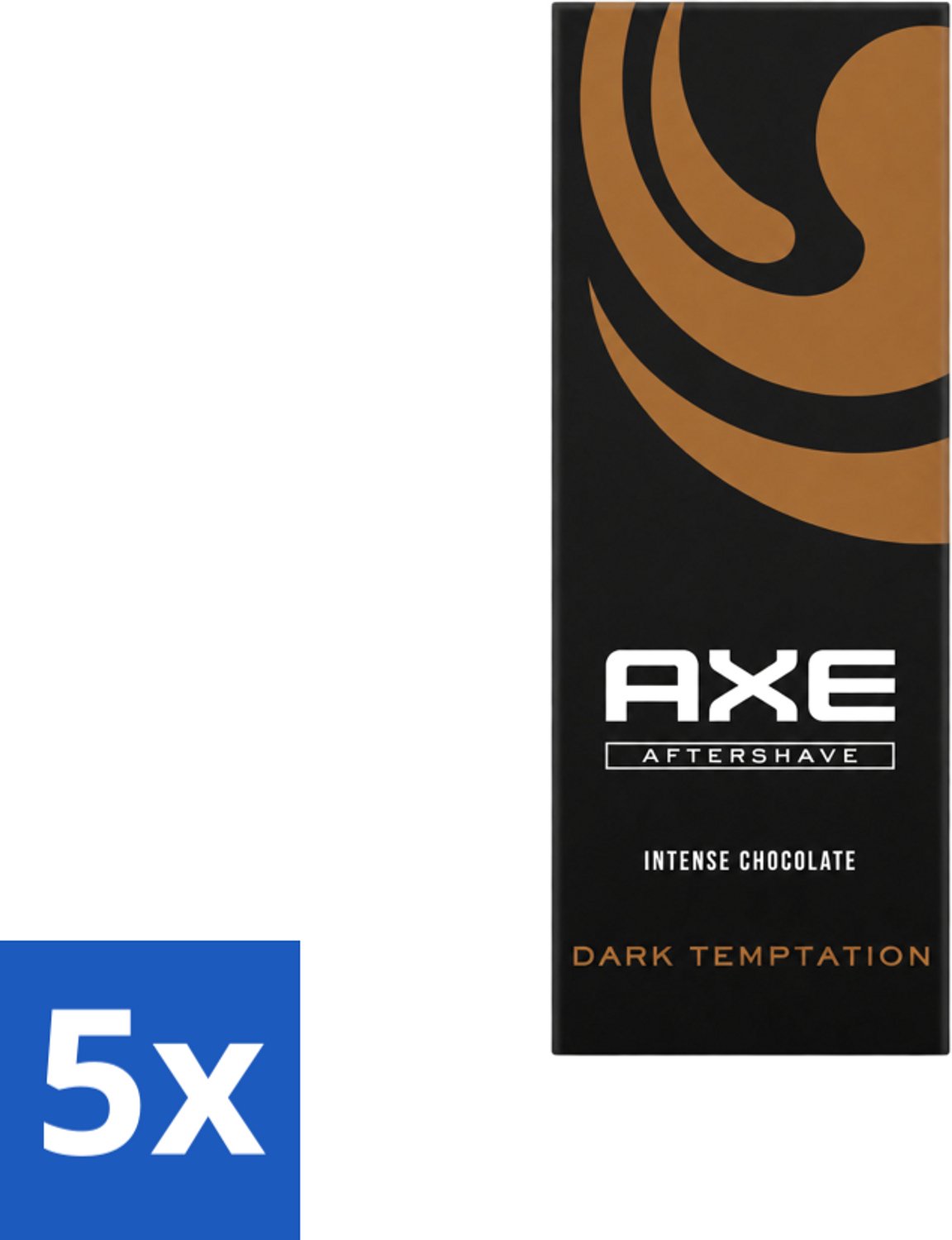 5 x Axe - Aftershave - Dark Temptation - Intense Chocolate - 100 ml - Voordeelverpakking - 5 stuks