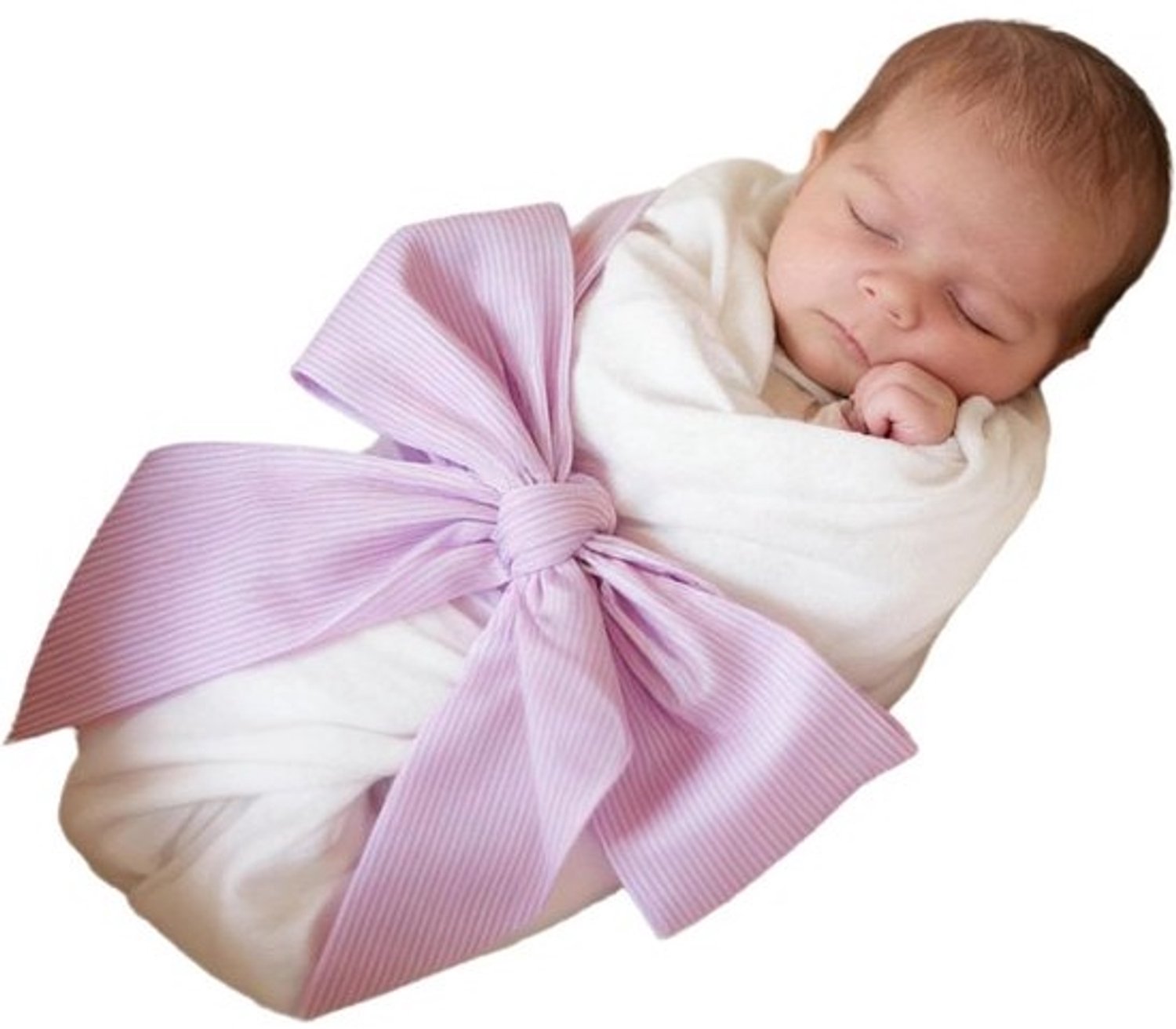 Wikkeldoek voor pasgeborenen - Babywikkeldeken - Voor babyfotografie - Zacht katoen - 184 x 14 cm - Roze