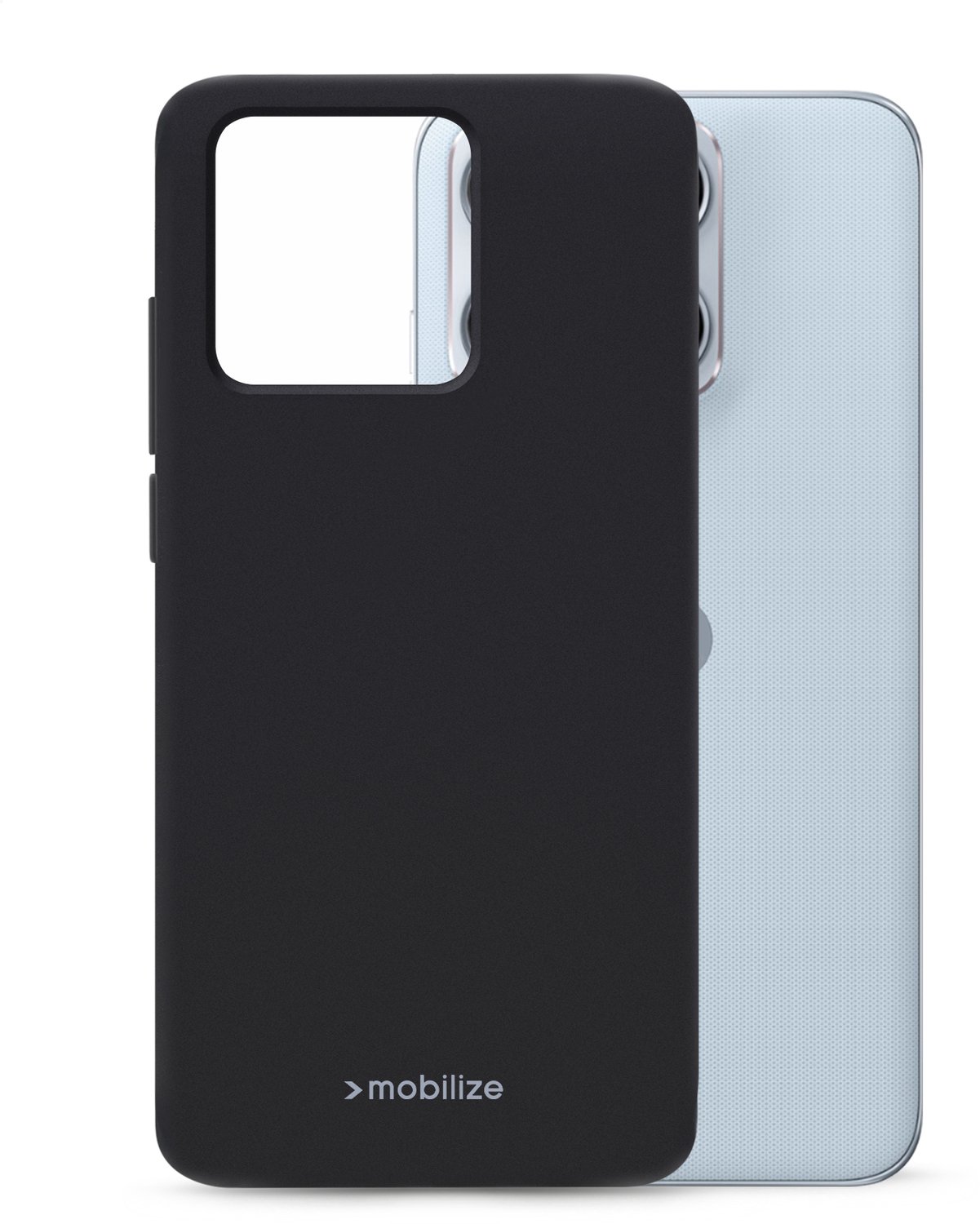 Mobilize Rubber Gelly Case - Geschikt voor Motorola Edge 70 Max - Matt Black