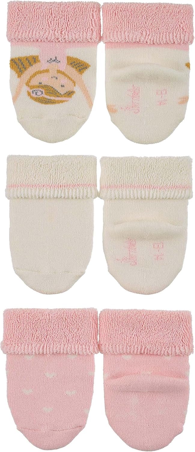 Babymeisjes Sokken 3-Pack - Zacht & Antislip