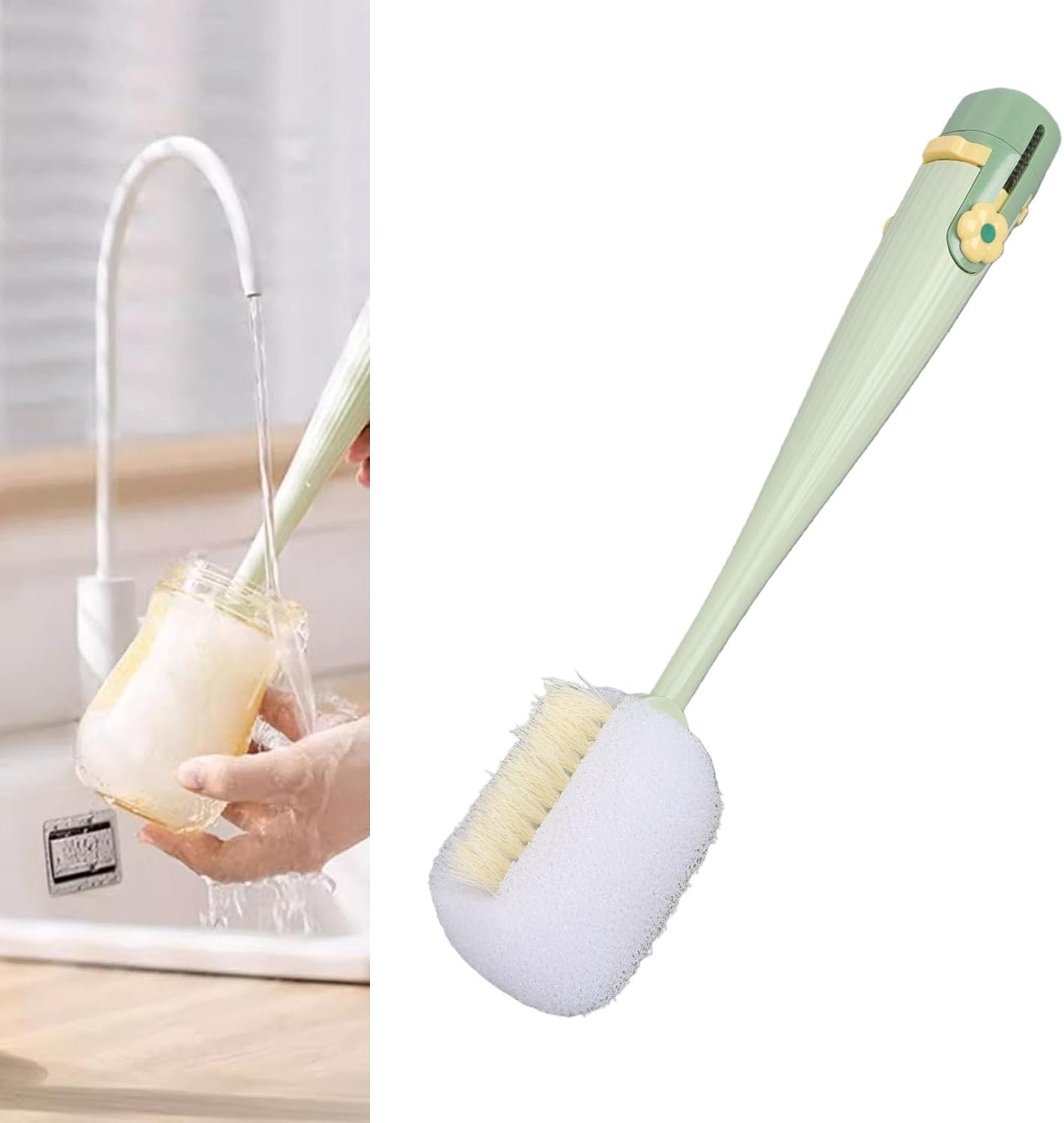 5-in-1 Multifunctionele fles- en Rietje-reinigingsborstelset