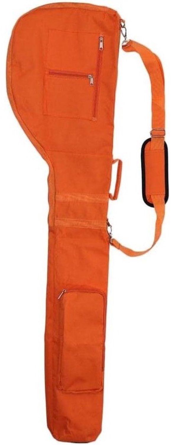 Golf Club Tas - Golftas voor oefenen - Golftraining - Lichtgewicht nylon - 127 cm hoogte - Oranje