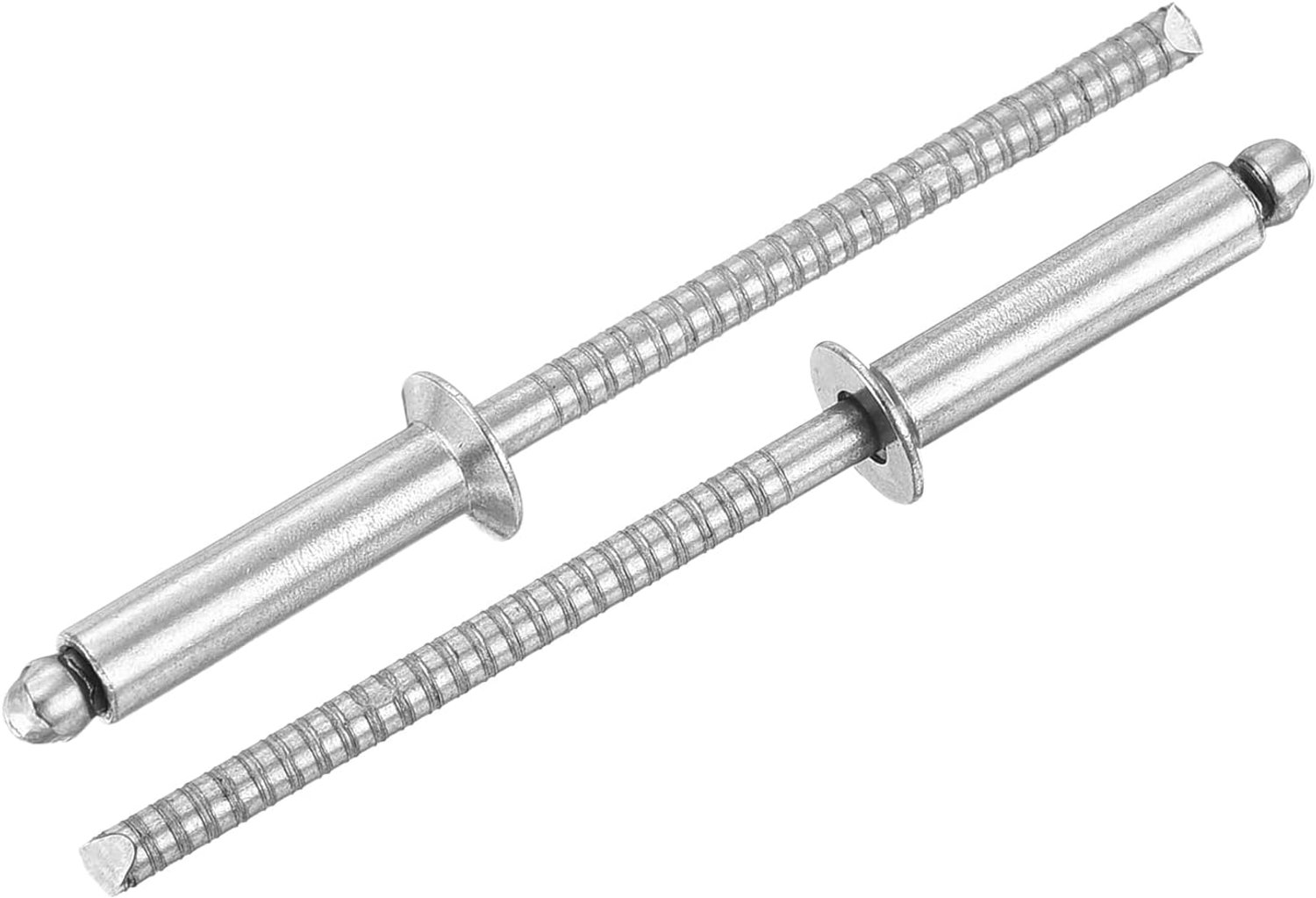 Klinkmoeren 1/8" x 1/2" - roestvrij staal - verzonken - ideaal voor DIY plaatwerk m-winkel - 100 stuks - m-winkel