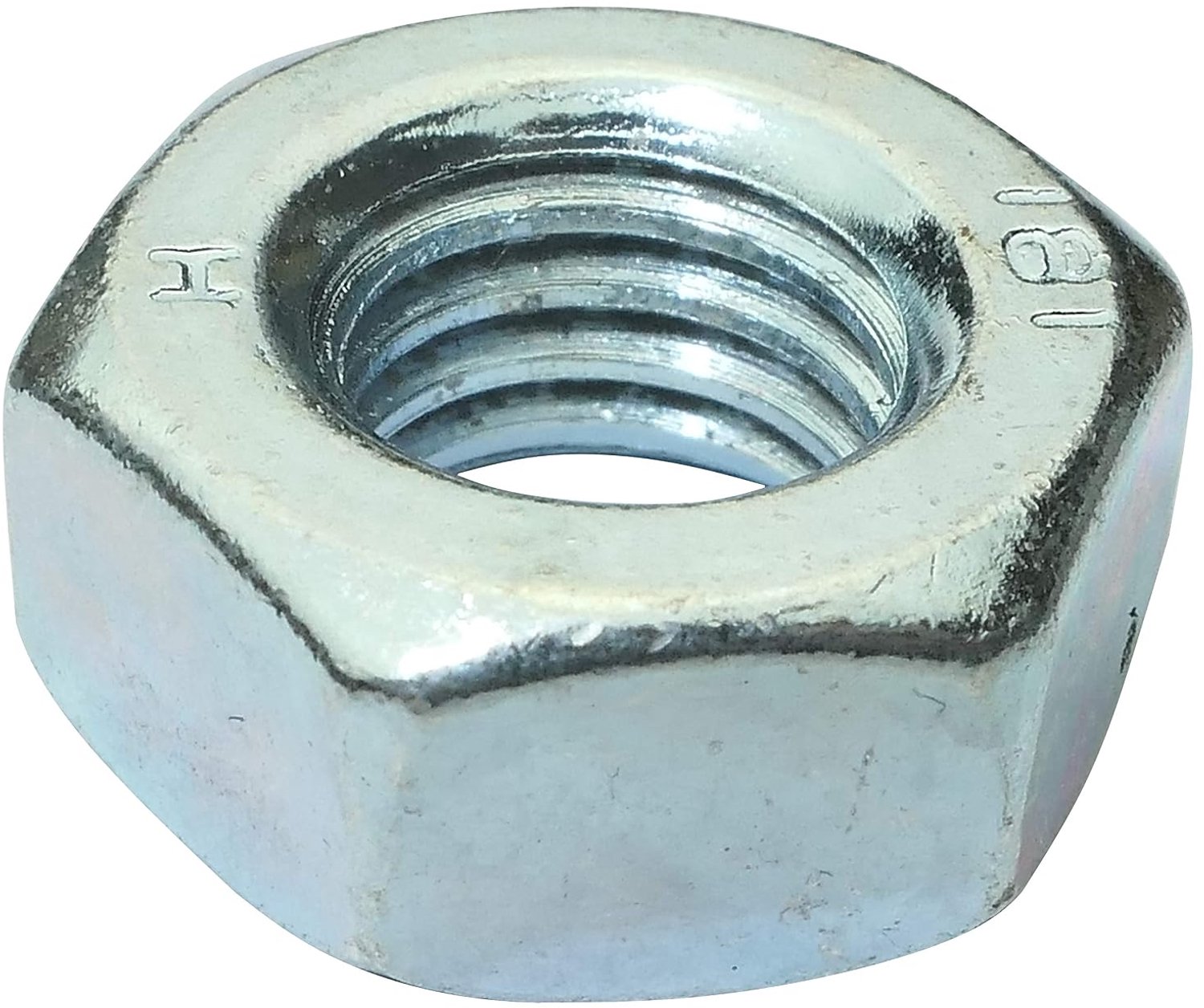 Zeskantmoer M10 17 mm - verzinkt staal - set van 10 - voor veilige montage - Vemera