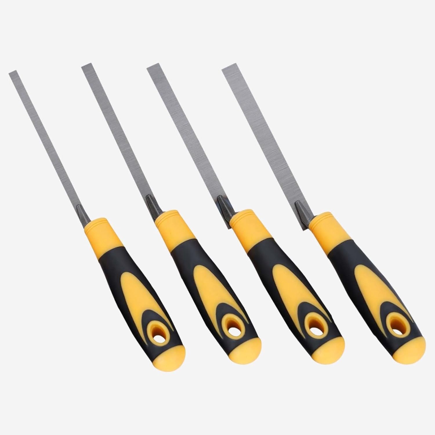 voegtroffel 8, 10, 12, 14 mm - roestvrij staal - ergonomisch - voor het voegen van tegels - 4 stuks - ServiceTopper