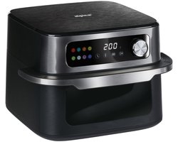 alpina Air Fryer XXL 10L - Heteluchtfriteuse - 1700W - 8 Programma's - Digitaal Display - Geschikt voor 1500 Gram Friet - Uitschuiflade - 40x28,5x41,9cm - Zwart