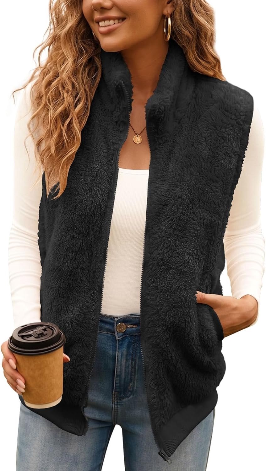 Teddy fleece vest