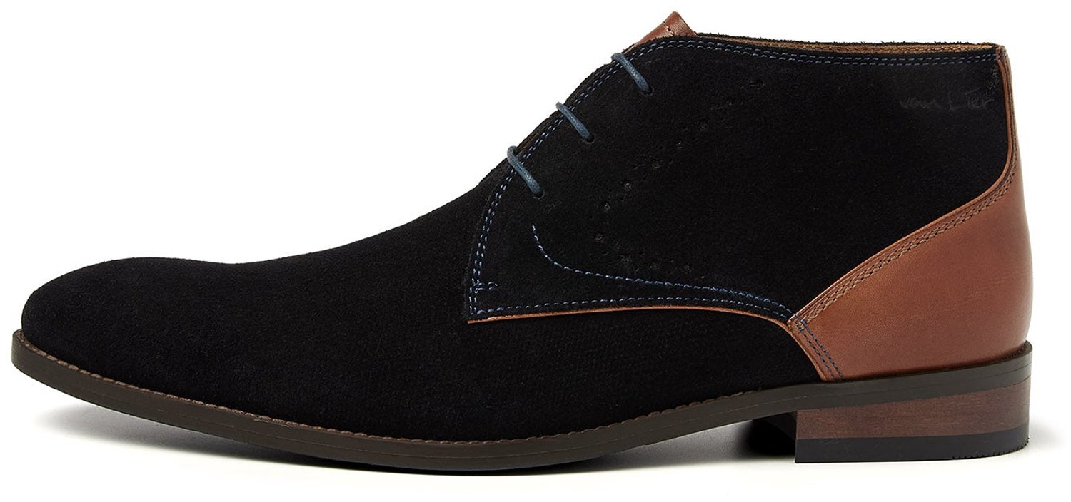 VANLIER - Heren Schoenen Vienna - Blauw - Maat 42