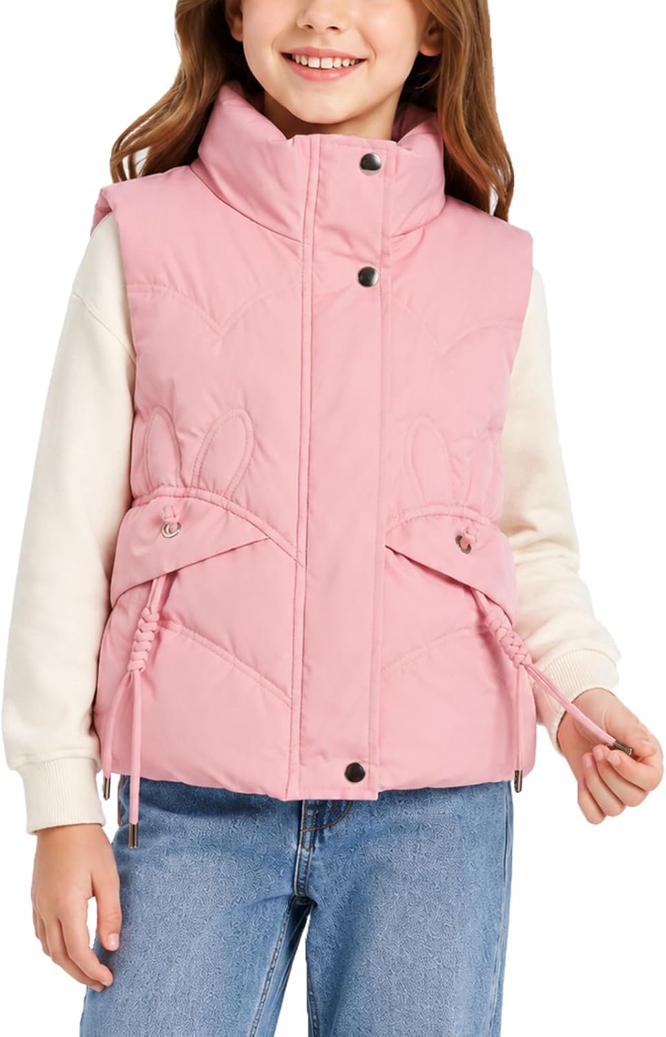 Donsvest voor meisjes, 4-12 jaar
