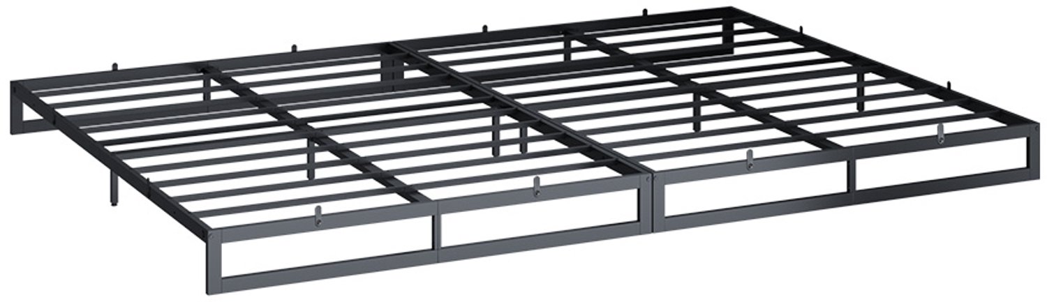 vitalispa Familiebed Lenora, Zwart, 280x200