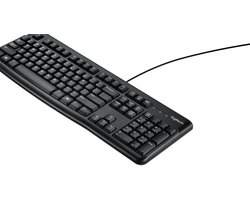 Logitech K120 - Bedraad Toetsenbord - QWERTY - ISO - USB A - Zwart