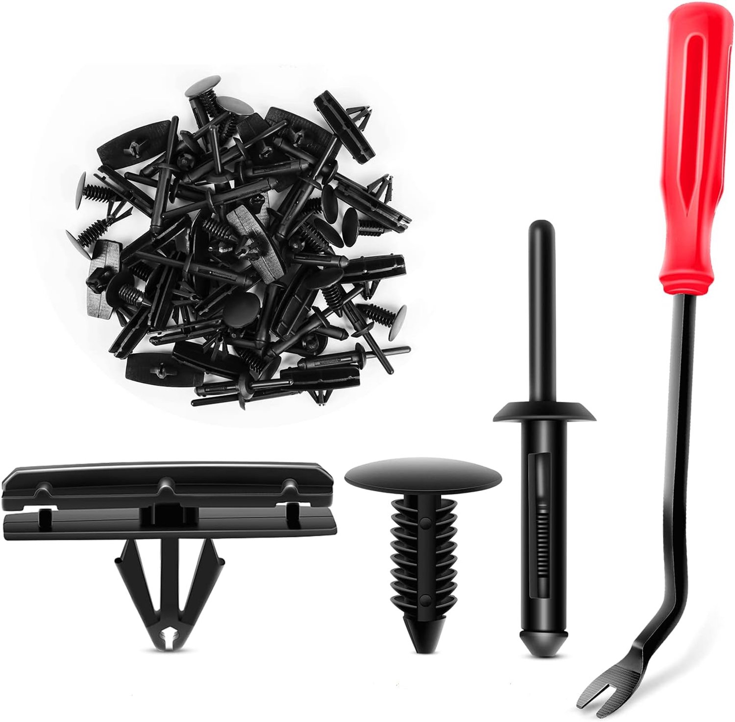 Blind Klinknagels 60 Stks - Nylon - Vervanging voor Jeep Wrangler, Chrysler, Ford en GMC - Universele bevestiging - m-winkel