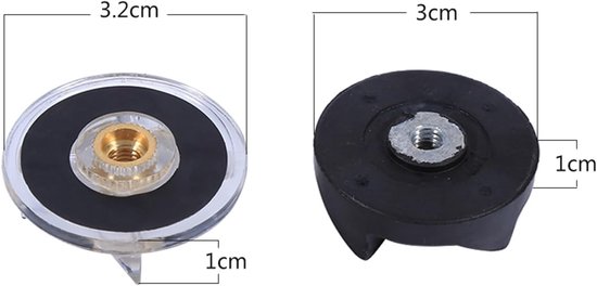 Vervangende Rubber Blades voor Blender - 2x Set voor Juicer en Mixers, Geschikt voor Diverse Apparaten — afbeelding 5