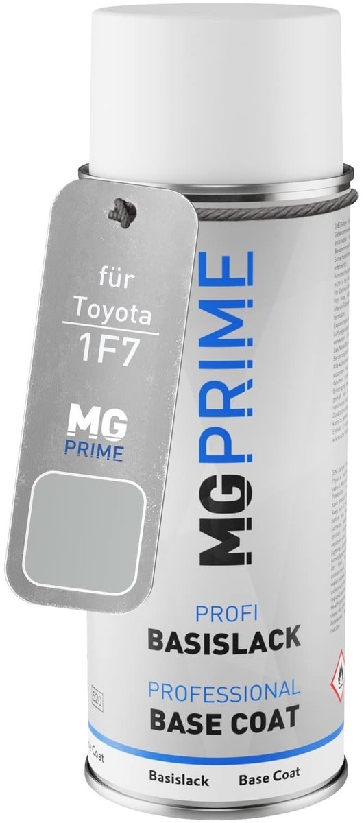 Autolak Spuitbus 400ml voor Toyota 1F7 Classic Silver