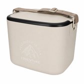 Norländer Adventure Koelbox 14 liter - 36 x 28 x 28 cm - Taupe - met Verstelbare Schouderband